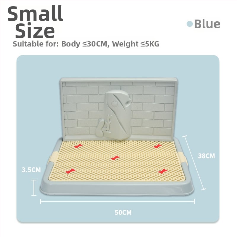 Troublemaker πλαστική τουαλέτα για σκύλους με πλέγμα τοίχου