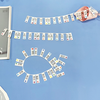 Kezdőknek szóló szilikon zongora matricák, 88 billentyűs klaviatúra hangsáv útmutató, kivágható, OPP zacskóban