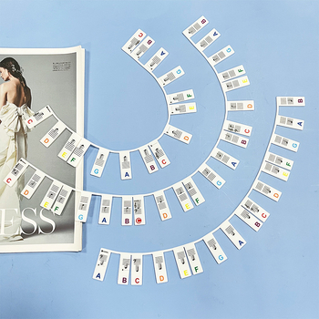 Kezdőknek szóló szilikon zongora matricák, 88 billentyűs klaviatúra hangsáv útmutató, kivágható, OPP zacskóban