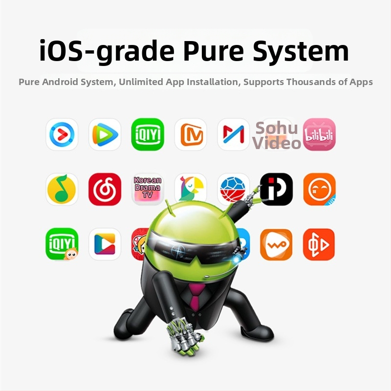 Set-top box E900s s 1GB RAM, 8GB úložisko, 1080p výstup, Ethernet, Wi‑Fi, HDMI, AV, USB