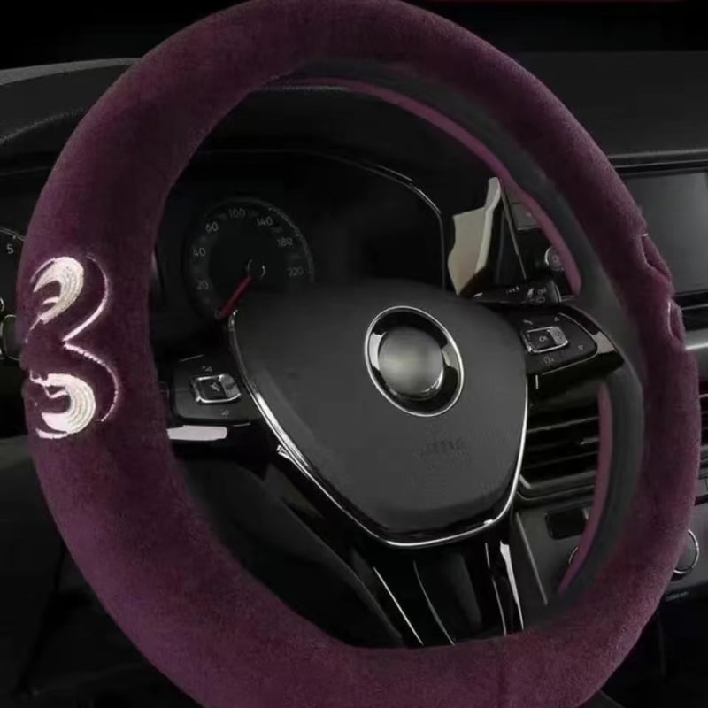 Κάλυμμα τιμονιού από 100% μαλλί - καθολική εφαρμογή, για όλη τη χρονιά, γενικού τύπου στυλ