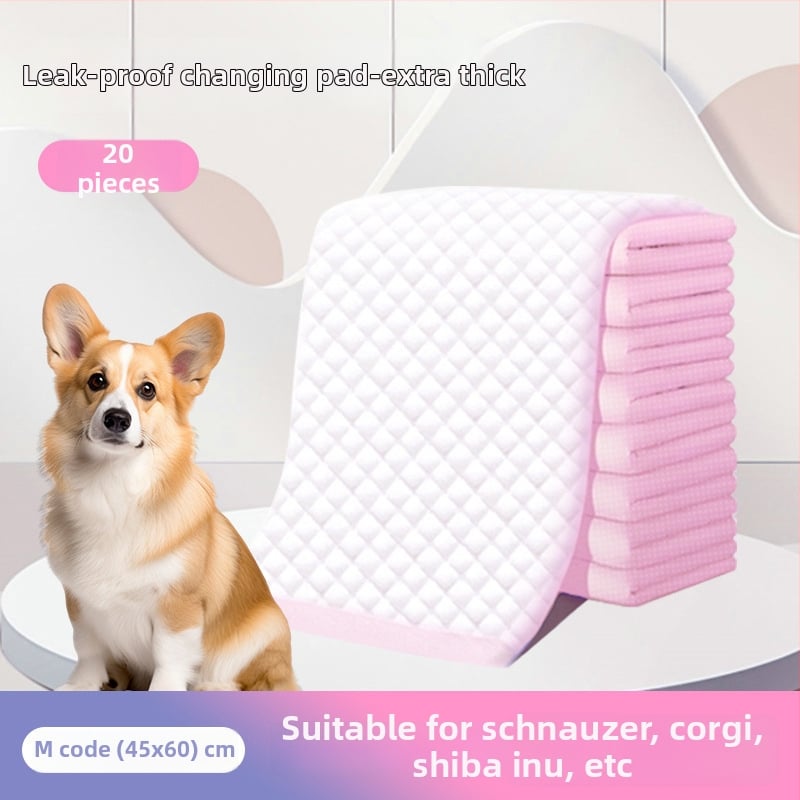 KIMHOME Подложки за домашни любимци – еднократно абсорбиращи подложки за кучета и котки, нетъкан текстил, пакет от 100 броя, възможност за частна марка