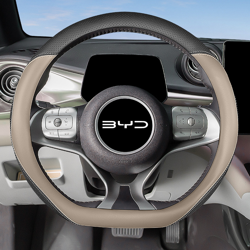 Κάλυμμα τιμονιού από τεχνητό δέρμα, υπερλεπτό, αντιολισθητικό, απλός σχεδιασμός, κατάλληλο για όλες τις εποχές, γενική εγκατάσταση