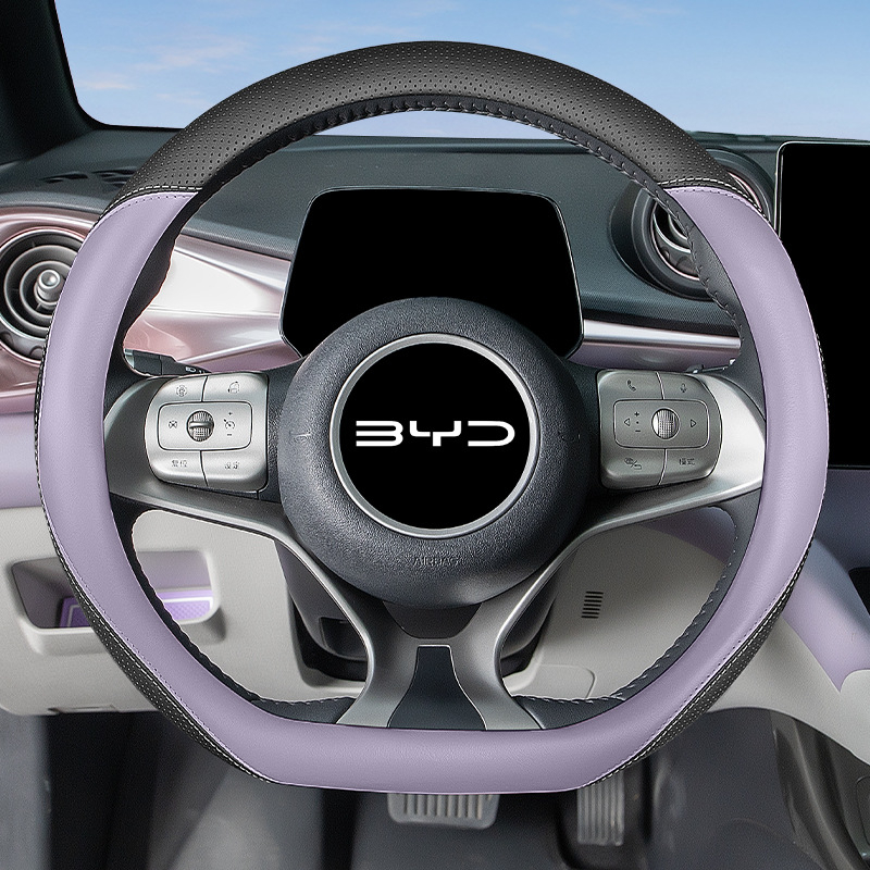 Κάλυμμα τιμονιού από τεχνητό δέρμα, υπερλεπτό, αντιολισθητικό, απλός σχεδιασμός, κατάλληλο για όλες τις εποχές, γενική εγκατάσταση