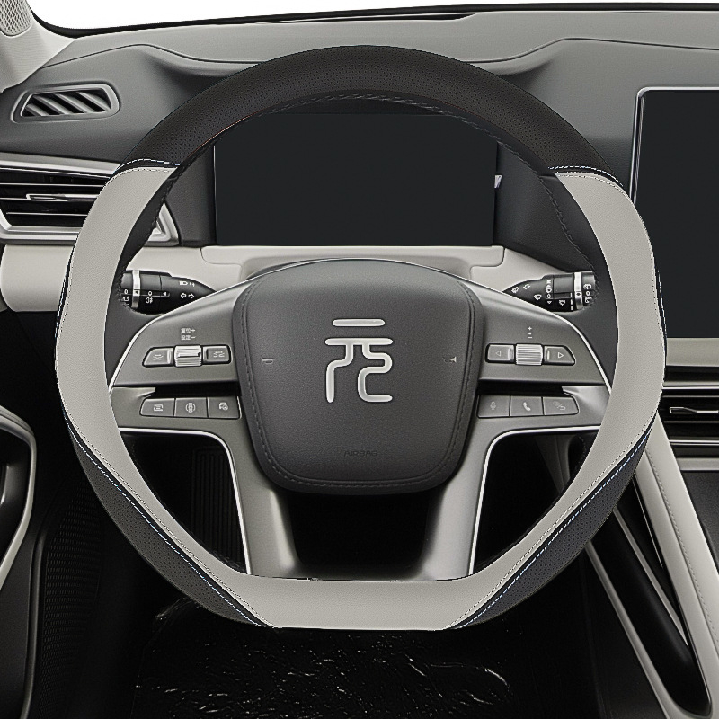 Κάλυμμα τιμονιού από τεχνητό δέρμα, υπερλεπτό, αντιολισθητικό, απλός σχεδιασμός, κατάλληλο για όλες τις εποχές, γενική εγκατάσταση