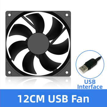 Notebookový USB chladiaci ventilátor (ABS, hydraulické ložisko, 1200 rpm, 18 dB, USB 1)