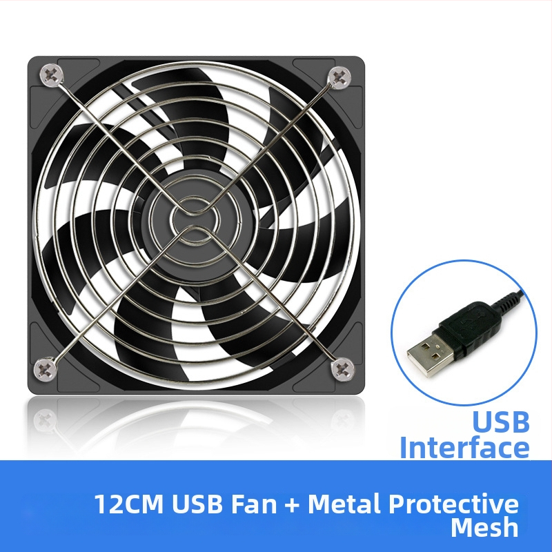 Notebookový USB chladiaci ventilátor (ABS, hydraulické ložisko, 1200 rpm, 18 dB, USB 1)