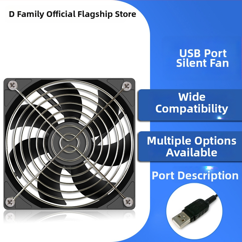 Notebookový USB chladiaci ventilátor (ABS, hydraulické ložisko, 1200 rpm, 18 dB, USB 1)