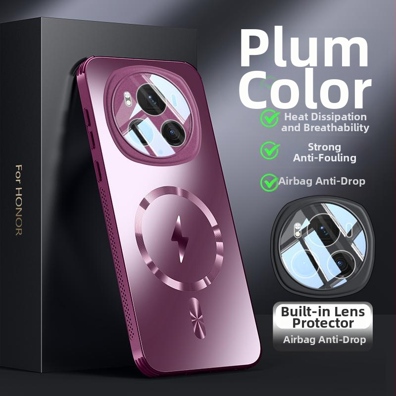 HONOR Magic6 tālruņa vāciņš ar objektīva aizsardzību, pilnīgi matēts akrila pārklājums (Materiāls: akrils; Apdare: matēta; Pielāgošana: atbalstīta; Funkcija: kritiena aizsardzība; Saderīgi modeļi: HONOR)