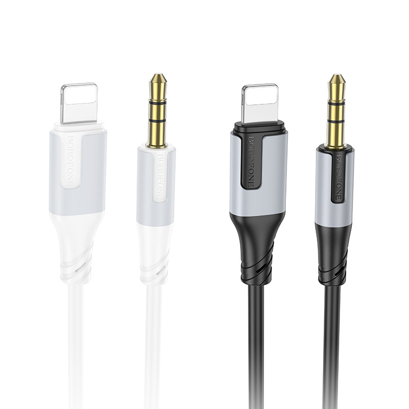 Borofone BL24 cablu audio USB-C, placat cu aur, miez din cupru tinat, izolație TPE, ROHS certificat