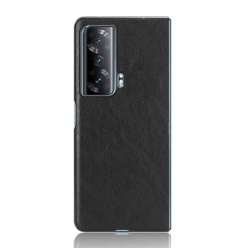 Carcasă pentru telefon pentru Honor Magic V5/Vs3 — textură piele Lychee, spate PC+piele, prelucrare mecanică, rezistentă la șocuri