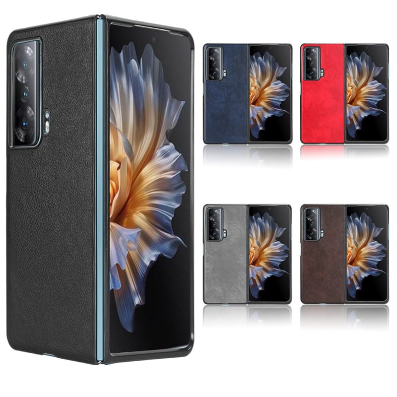 Carcasă pentru telefon pentru Honor Magic V5/Vs3 — textură piele Lychee, spate PC+piele, prelucrare mecanică, rezistentă la șocuri