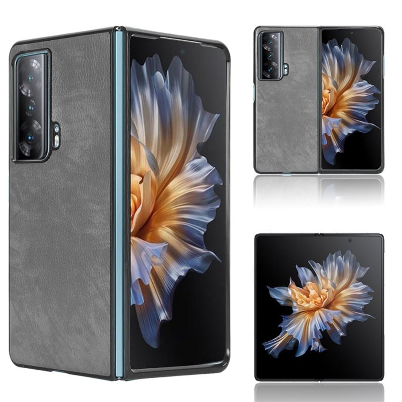 Carcasă pentru telefon pentru Honor Magic V5/Vs3 — textură piele Lychee, spate PC+piele, prelucrare mecanică, rezistentă la șocuri