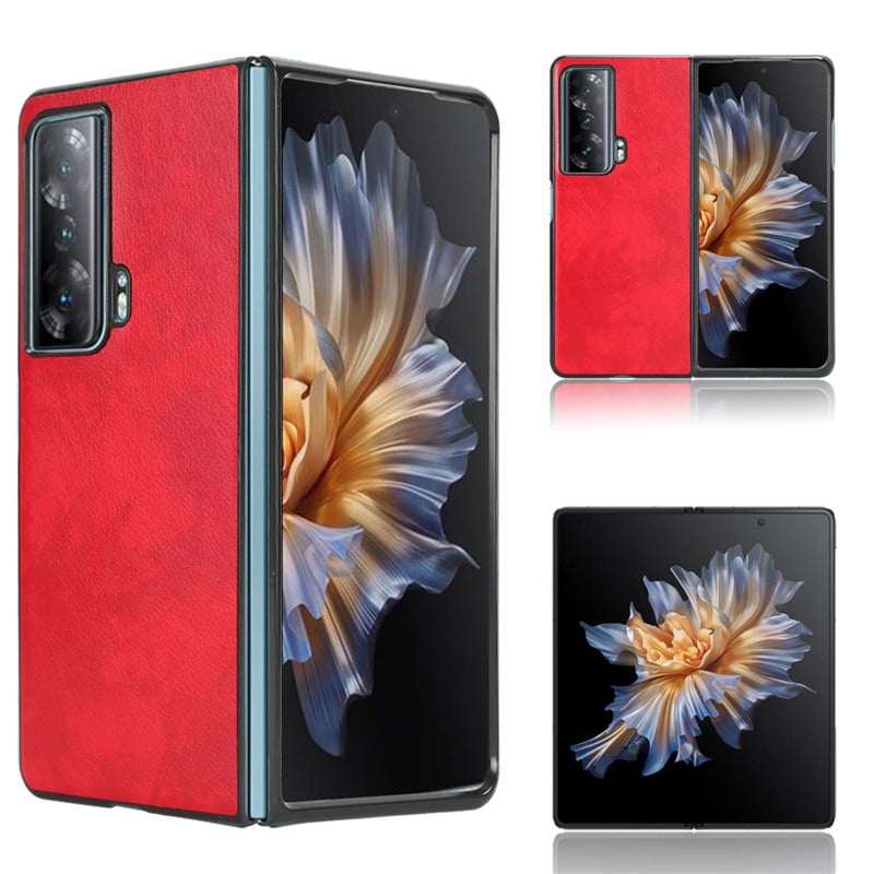 Carcasă pentru telefon pentru Honor Magic V5/Vs3 — textură piele Lychee, spate PC+piele, prelucrare mecanică, rezistentă la șocuri