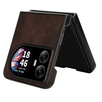 Husă de telefon Lingdu Hero 10 – piele artificială, design clamshell, margine cu tratament de ulei, personalizabilă, protecție antiuzură și anti-amprente