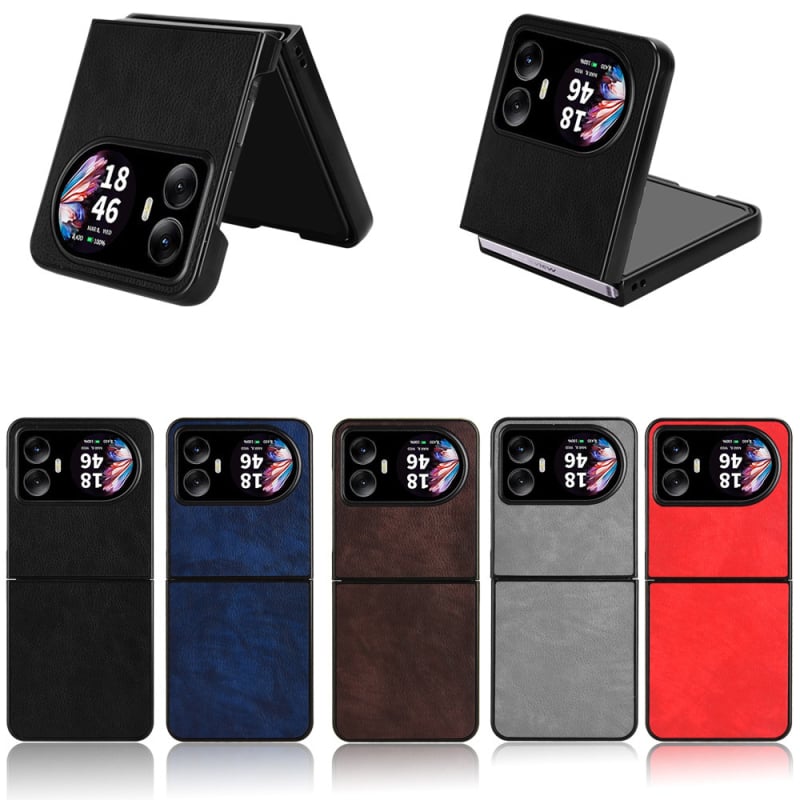 Husă de telefon Lingdu Hero 10 – piele artificială, design clamshell, margine cu tratament de ulei, personalizabilă, protecție antiuzură și anti-amprente