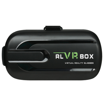 VR brilles uz galvas - RL VR BOX VR BOX, displeja izmērs 80, video ieeja: mobilais tālrunis, materiāls: plastika, svars 600 g