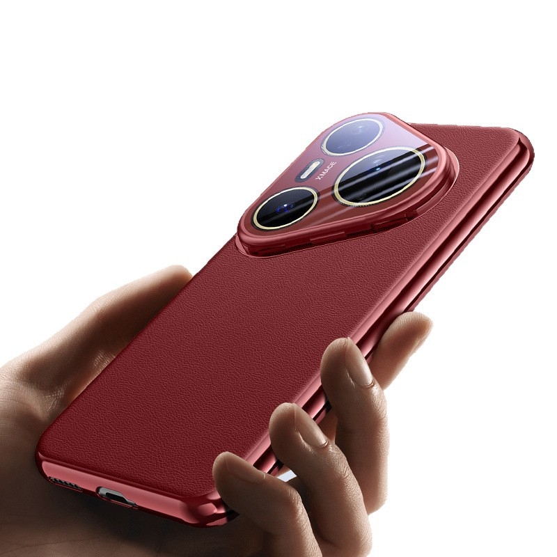 Kožna futrola za Huawei Pura80 s integriranim držačem za objektiv i zaštitom od padova