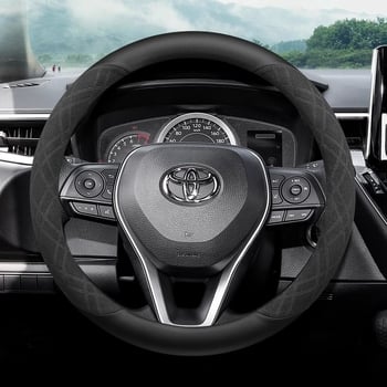 Κάλυμμα τιμονιού από σουέντ, γενικής εφαρμογής, αθλητικό στυλ, για όλες τις εποχές, με δυνατότητα προσαρμογής