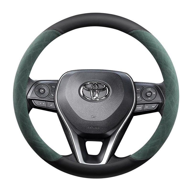 Κάλυμμα τιμονιού από σουέντ, γενικής εφαρμογής, αθλητικό στυλ, για όλες τις εποχές, με δυνατότητα προσαρμογής