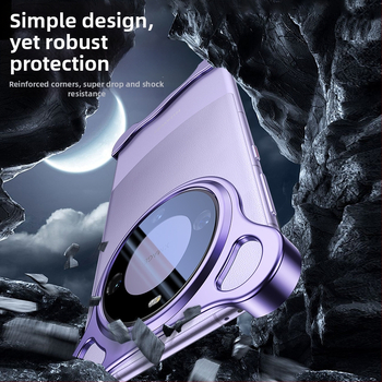 Huawei Mate70 bezrāmju alumīnija sakausējuma telefona korpuss ar objektīva aizsardzību – trieciensizturīgs, siltuma izkliede, nodilumizturīgs, bez pirkstu nospiedumiem