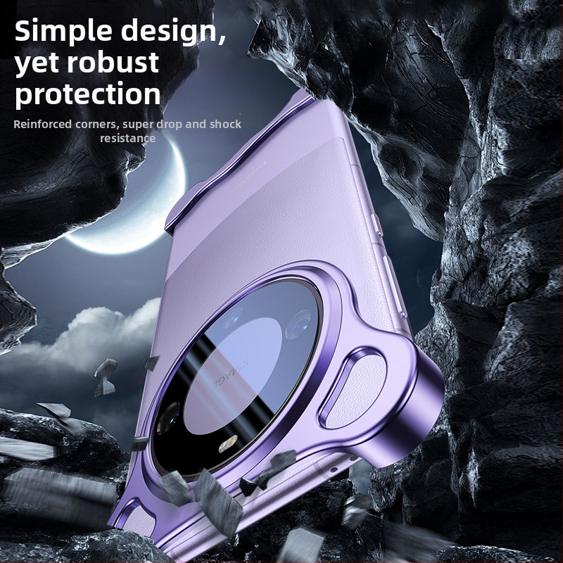 Huawei Mate70 bezrāmju alumīnija sakausējuma telefona korpuss ar objektīva aizsardzību – trieciensizturīgs, siltuma izkliede, nodilumizturīgs, bez pirkstu nospiedumiem