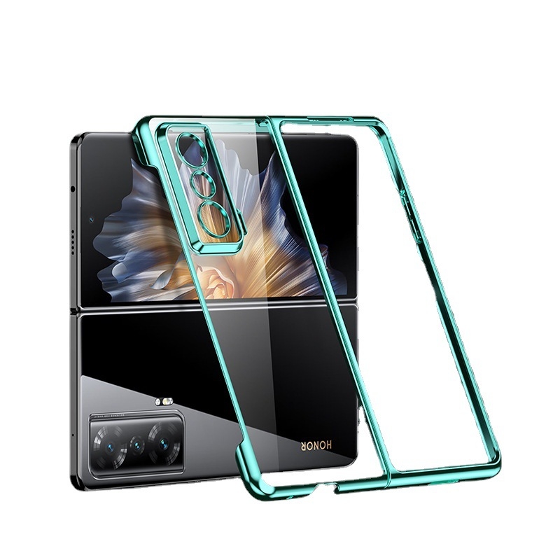 Θήκη PC για Honor Magic Vs με ηλεκτροπλατινοποίηση, πλήρης κάλυψη, αντοχή στην πτώση, αντι-δακτυλικά αποτυπώματα
