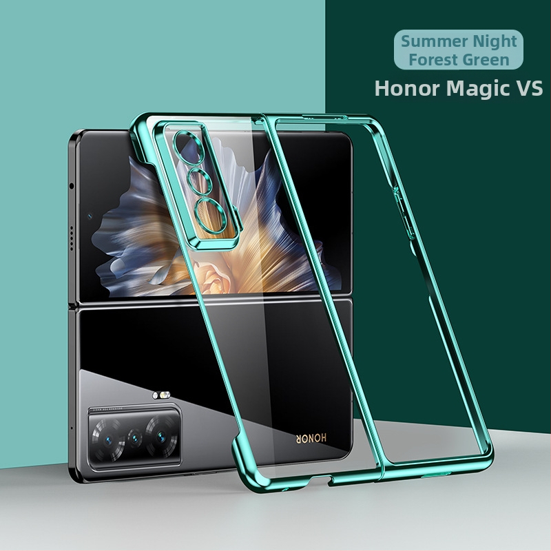 PC púzdro s elektroplátovaním pre Honor Magic Vs, plné krytie, odolné voči pádom, proti otlačkom prstov
