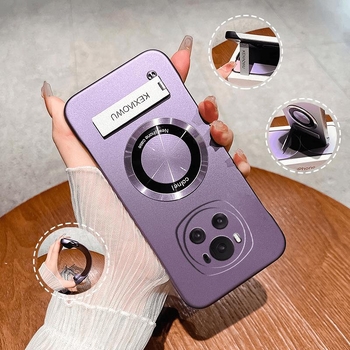 Защитен калъф за Honor Magic6 с тънък безрамков дизайн, против падане, с подставка, опростен стил