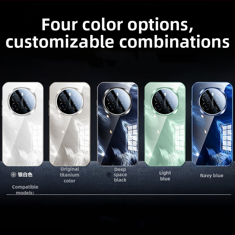 Θήκη τηλεφώνου Honor 400 Power Feather Electroplated Glass Mirror Surface GTPro Anti-Fall