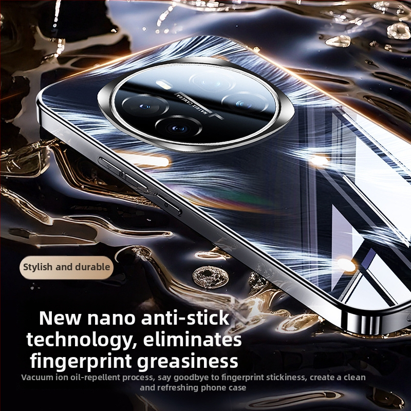Θήκη τηλεφώνου Honor 400 Power Feather Electroplated Glass Mirror Surface GTPro Anti-Fall
