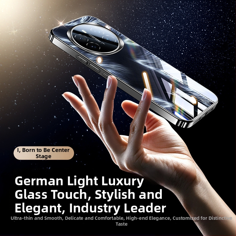 Θήκη τηλεφώνου Honor 400 Power Feather Electroplated Glass Mirror Surface GTPro Anti-Fall