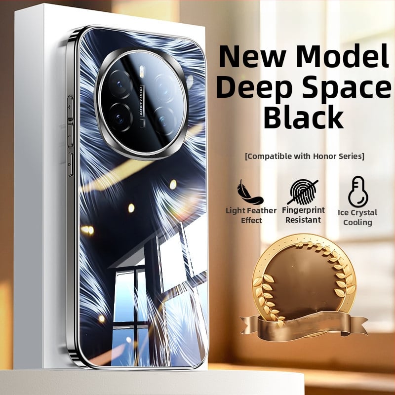 Θήκη τηλεφώνου Honor 400 Power Feather Electroplated Glass Mirror Surface GTPro Anti-Fall