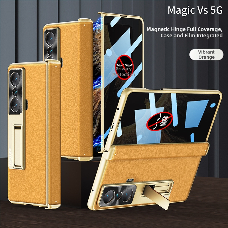 Pouzdro na telefón Glory Magic Vs - klapové puzdro s koženým vzhľadom, proti pádu, skladací dizajn, PC materiál