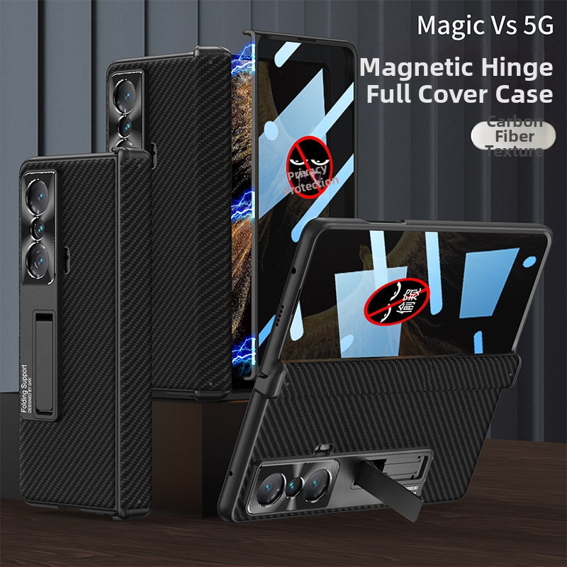 Pouzdro na telefón Glory Magic Vs - klapové puzdro s koženým vzhľadom, proti pádu, skladací dizajn, PC materiál