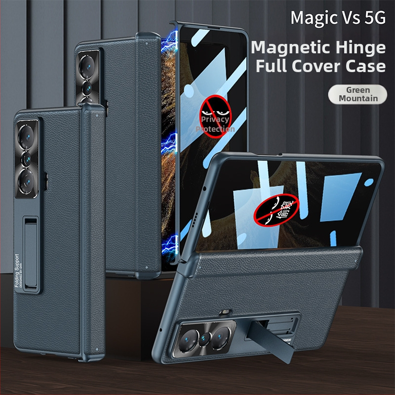 Pouzdro na telefón Glory Magic Vs - klapové puzdro s koženým vzhľadom, proti pádu, skladací dizajn, PC materiál