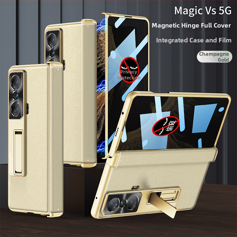 Pouzdro na telefón Glory Magic Vs - klapové puzdro s koženým vzhľadom, proti pádu, skladací dizajn, PC materiál