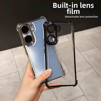 Tālruņa vāciņš – Silikons, Vienkāršs dizains, Četrkantīga kritiena aizsardzība, Saderīgs ar OPPO, Objektīva aizsardzība