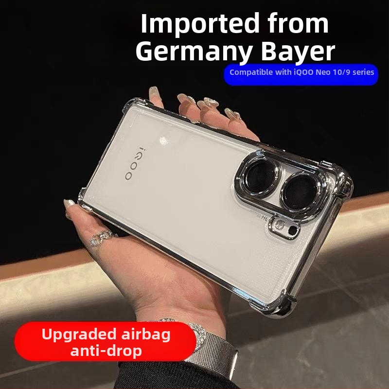 Tālruņa vāciņš – Silikons, Vienkāršs dizains, Četrkantīga kritiena aizsardzība, Saderīgs ar OPPO, Objektīva aizsardzība