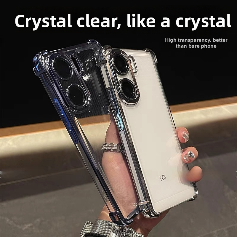 Tālruņa vāciņš – Silikons, Vienkāršs dizains, Četrkantīga kritiena aizsardzība, Saderīgs ar OPPO, Objektīva aizsardzība