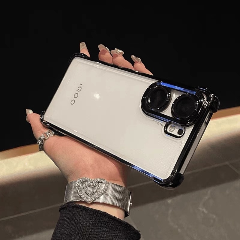 Tālruņa vāciņš – Silikons, Vienkāršs dizains, Četrkantīga kritiena aizsardzība, Saderīgs ar OPPO, Objektīva aizsardzība