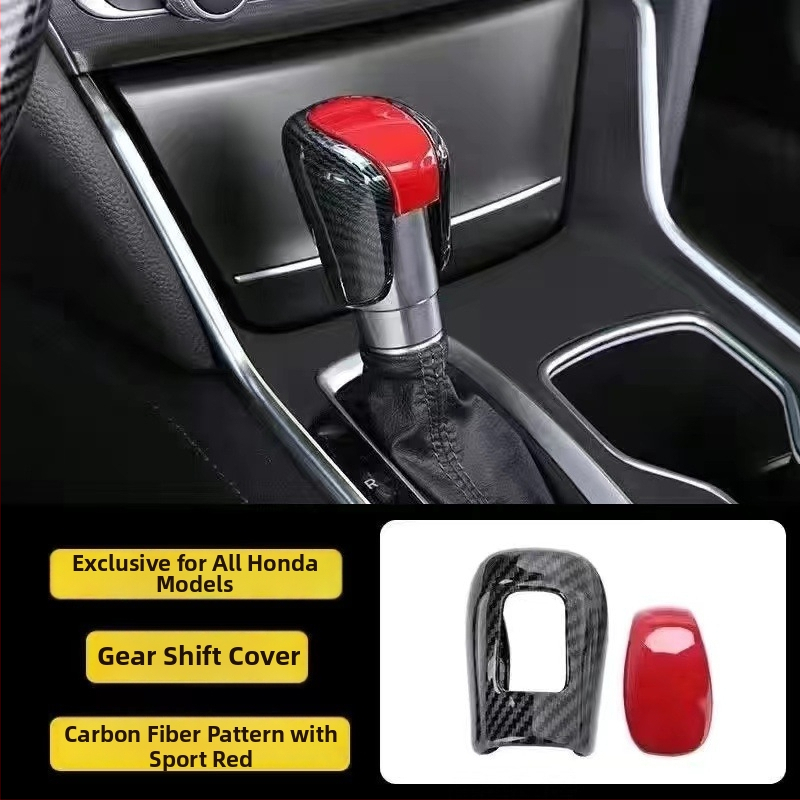 Dekoratīvs pārslēdzēja vāciņš Honda Civic/CR-V – ABS materiāls, CF zīmols, izcelsme Guangzhou; dekoratīvs piederums; saderīgs ar 18-22 Accord, 19-22 Yingshi Pai, 19-22 Enjoy Domain, 22-23 11. paaudze Civic, 22-type Grid