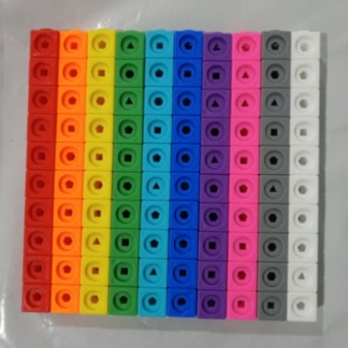 Αποσυναρμολογούμενα και συναρμολογούμενα οικοδομικά μπλοκ with γραφικούς συνδέσμους — 3D μπλοκ για πρώιμη μαθηματική εκπαίδευση, υλικό TPE