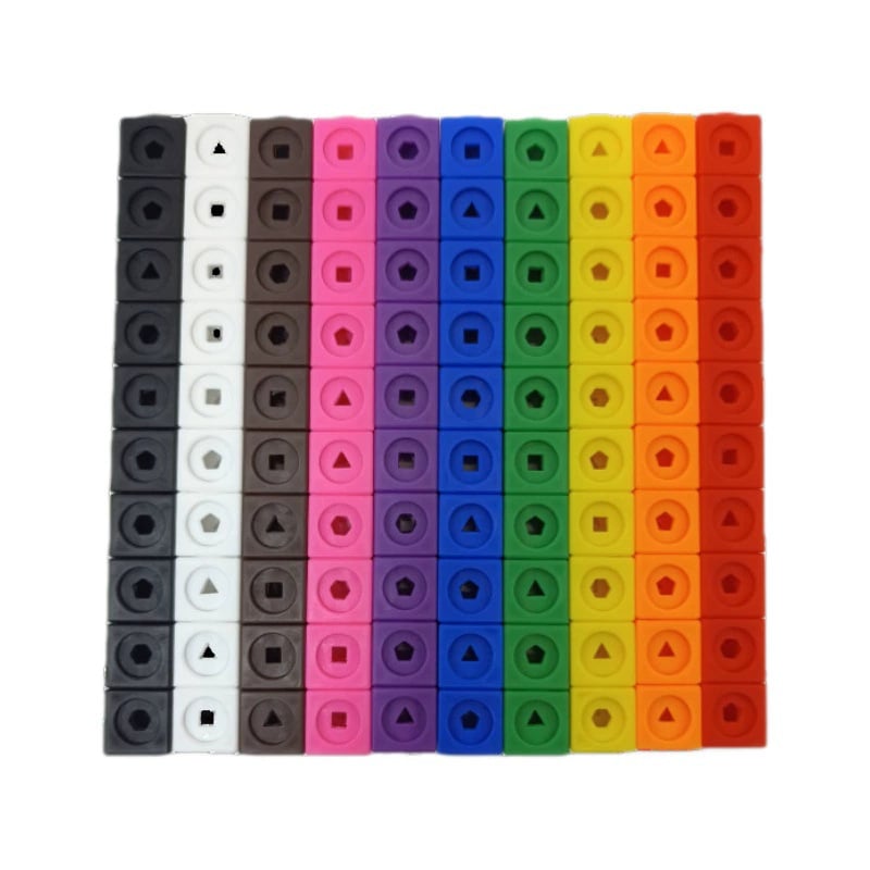 Αποσυναρμολογούμενα και συναρμολογούμενα οικοδομικά μπλοκ with γραφικούς συνδέσμους — 3D μπλοκ για πρώιμη μαθηματική εκπαίδευση, υλικό TPE