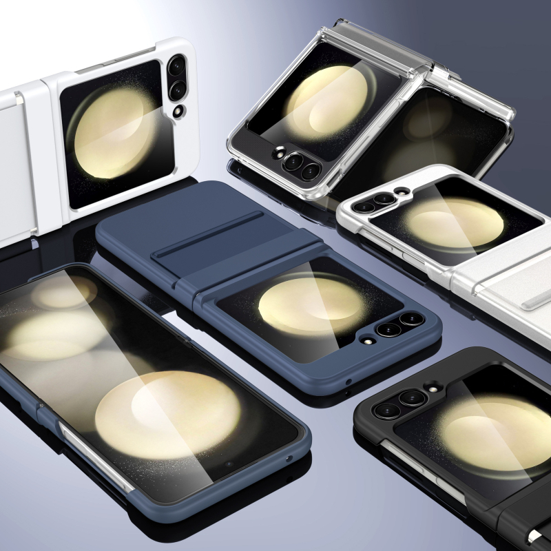 TPU aizmugurējais vāciņš Samsung Z Flip sērijai – viengabala aizsargkorpuss, izstrādāts ar injekcijas formēšanu, izturīgs pret kritienu, saderīgs ar Z Flip 4/5/6