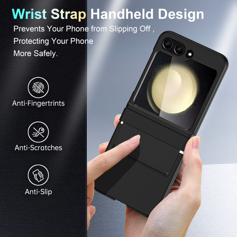 TPU aizmugurējais vāciņš Samsung Z Flip sērijai – viengabala aizsargkorpuss, izstrādāts ar injekcijas formēšanu, izturīgs pret kritienu, saderīgs ar Z Flip 4/5/6