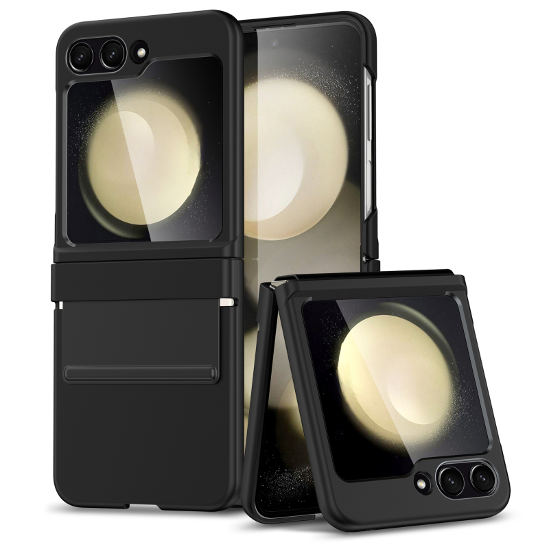 TPU aizmugurējais vāciņš Samsung Z Flip sērijai – viengabala aizsargkorpuss, izstrādāts ar injekcijas formēšanu, izturīgs pret kritienu, saderīgs ar Z Flip 4/5/6