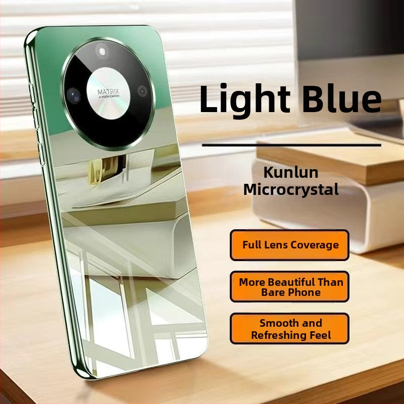 Tālruņa vāciņš ar pilnu pārklājumu, grezns stils, stikla materiāls, saderīgs ar Huawei