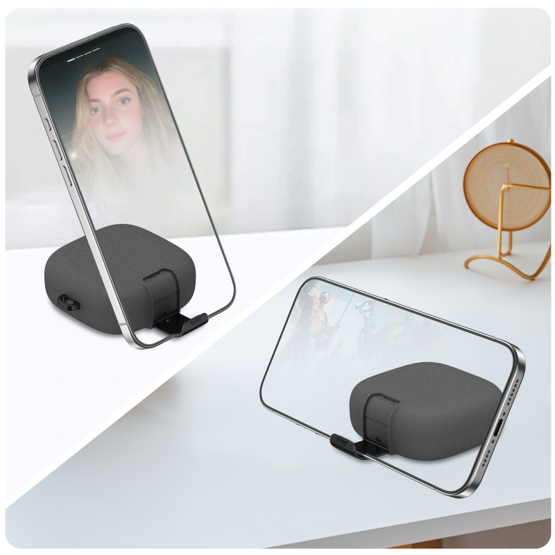 Huawei FreeArc ausu austiņu vāciņš ar stiprinājumu un bloķēšanas mehānisma – pret kritieniem, matētā TPU, minimālisma stils