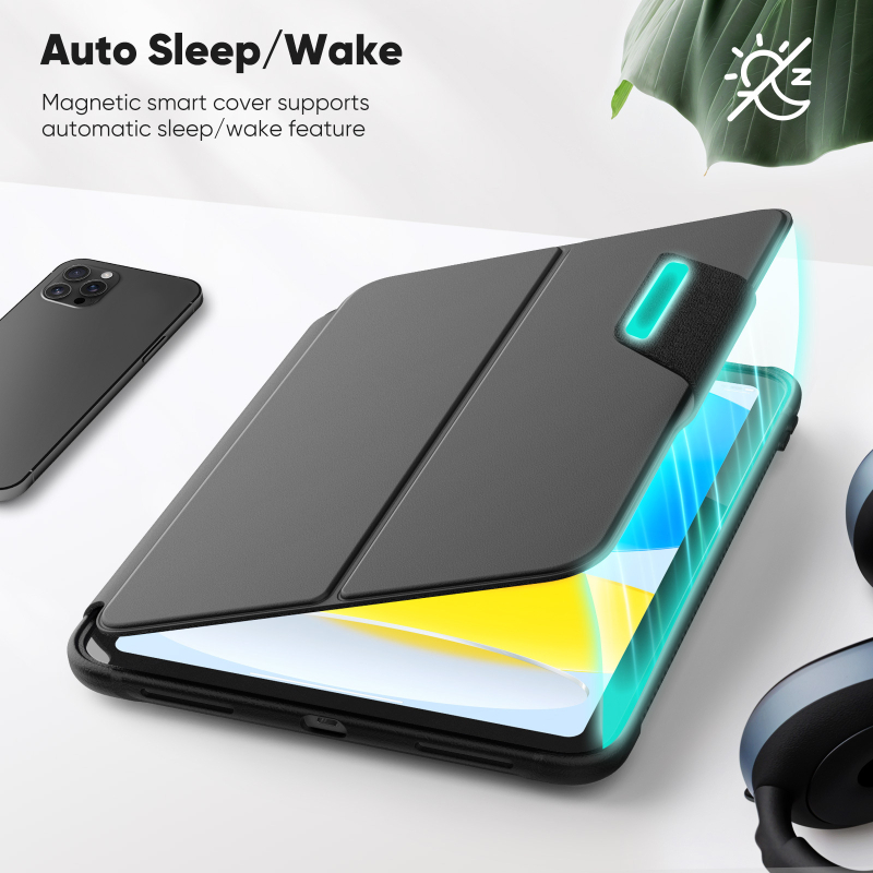 Magnetické protišokové puzdro na tablet pre Apple iPad (A16) – TPE materiál, podpora režimu spánku, odolné voči opotrebeniu, proti pádom